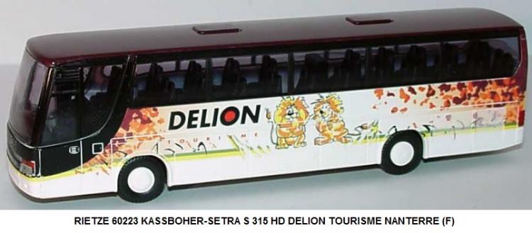 KASSBOHER-SETRA S 315 HD DELION TOURISME NANTERRE (F)