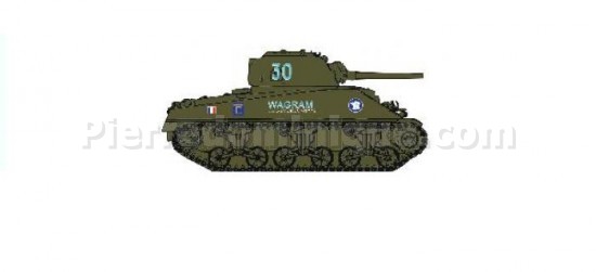 *PROMOS* - Char Sherman M4A2 \'\'WAGRAM\'\' 501RCC 2Cie