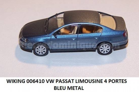 VW PASSAT LIMOUSINE 4 PORTES BLEU METAL
