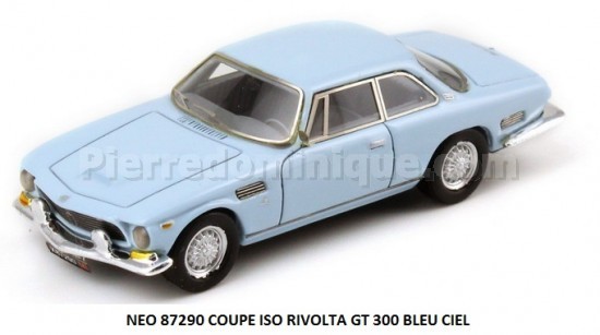  COUPE ISO RIVOLTA GT 300 BLEU CIEL