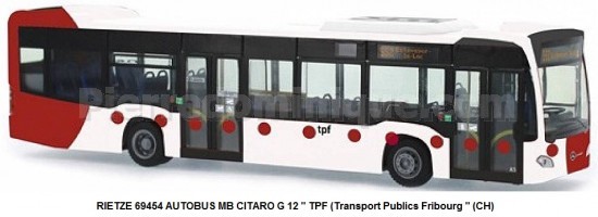 *PROMOS* - AUTOBUS MB CITARO G 12 quot; TPF (Transport Publics Fribourg quot; (CH)