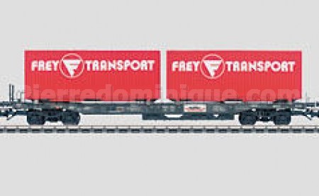  WAGON POCHE CHARGES 2 X 20FT CONTENEURS FREY TRANSPORT