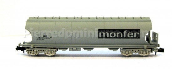 *PROMOS* - WAGON CEREALIER A PAROIS LATERALES BOMBEES ''MONFER'' SNCF
