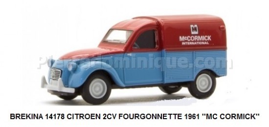 CITROEN 2CV FOURGONNETTE 1961 \'\'MC CORMICK\'\'