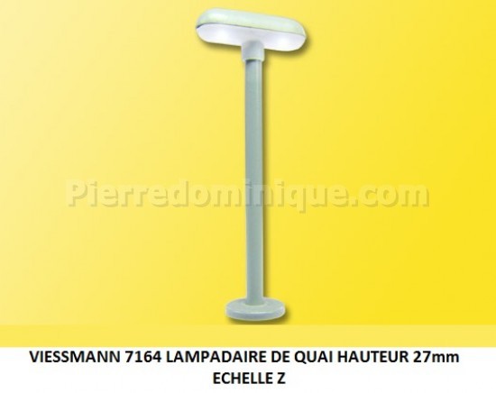 LAMPADAIRE DE QUAI HAUTEUR 27mm GRIS ECHELLE Z