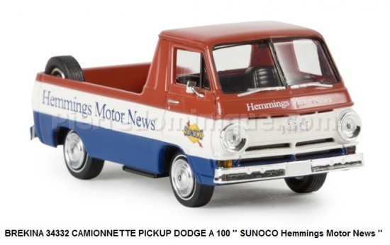 *PROMOS* - CAMIONNETTE PICKUP DODGE A 100 '' SUNOCO Hemmings Motor News ''