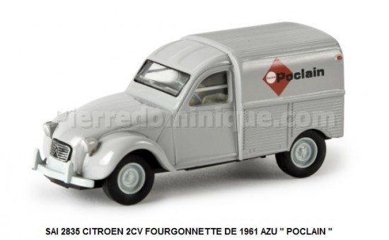 CITROEN 2CV FOURGONNETTE DE 1961 AZU ''POCLAIN'' (F)