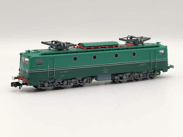 LOCOMOTIVE ELECTRIQUE CC 7121 EP III SNCF RECORD DU MONDE 1954 243 KM/H