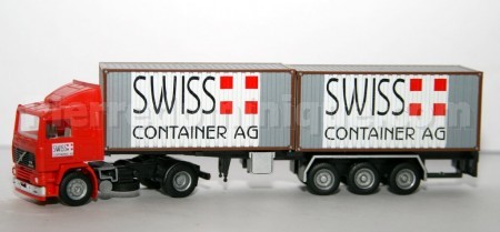 CAMION VOLVO SWISS CONTAINER AG + REMORQUE