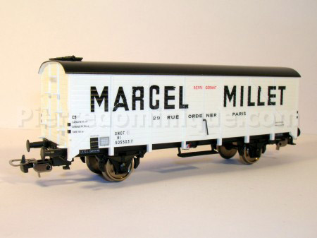 WAGON COUVERT ''MARCEL MILLET'' SNCF