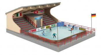 PATINOIRE ARTIFICIELLE AVEC FIGURINES ANIMEES