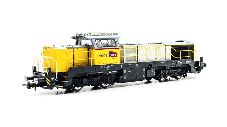 LOCOMOTIVE DIESEL VOSSLOH DE18 679006 RESEAU SNCF, SERIE EXCLUSIVE MARCHE FRANCAIS - DIGITAL SOUND