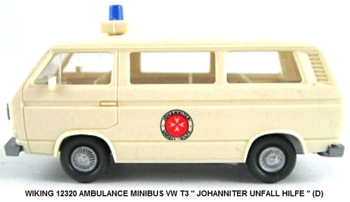  AMBULANCE MINIBUS VW T3 