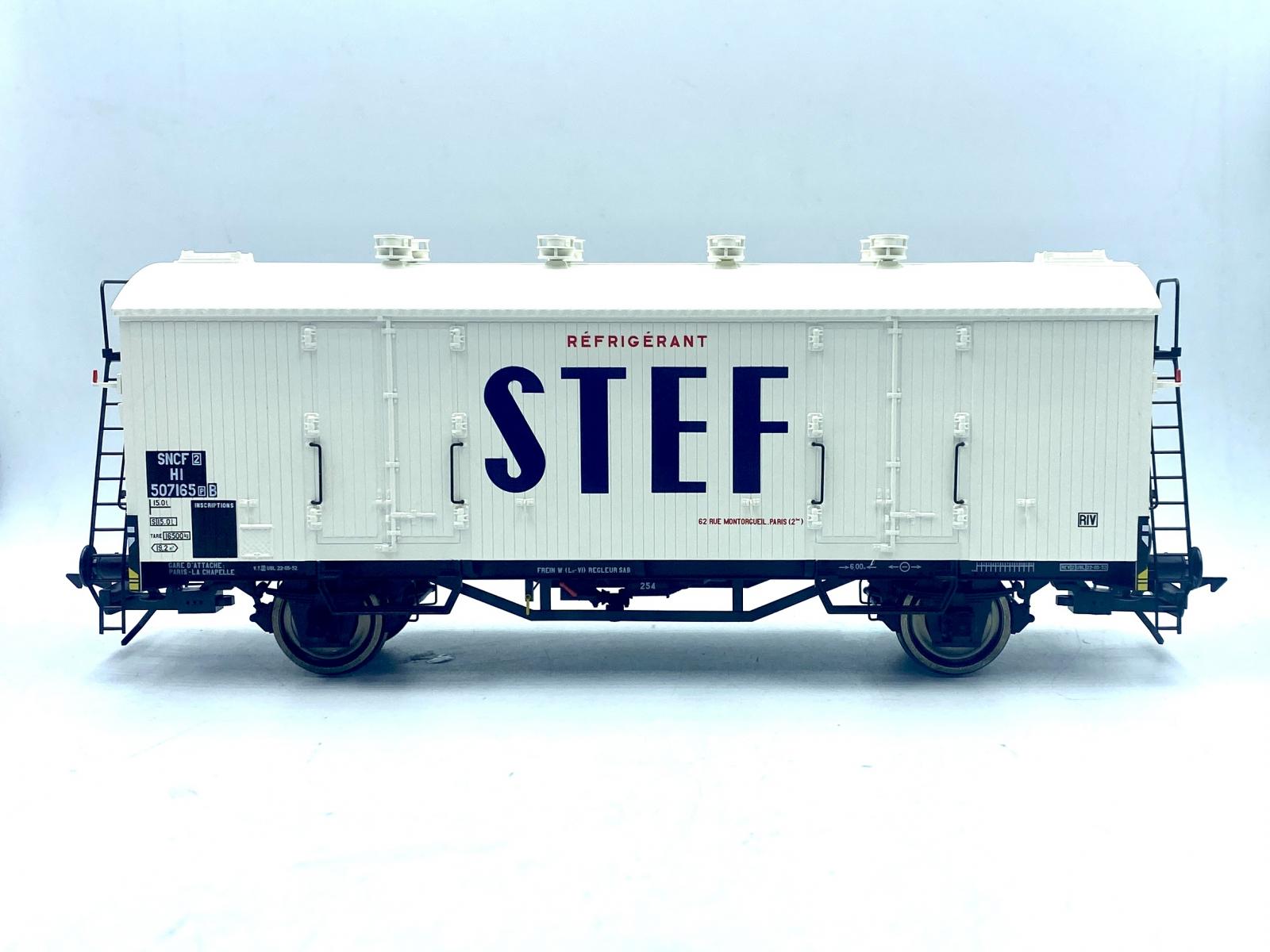 Wagon Refrigerant Stef Toit Blanc Sncf Marque Rail