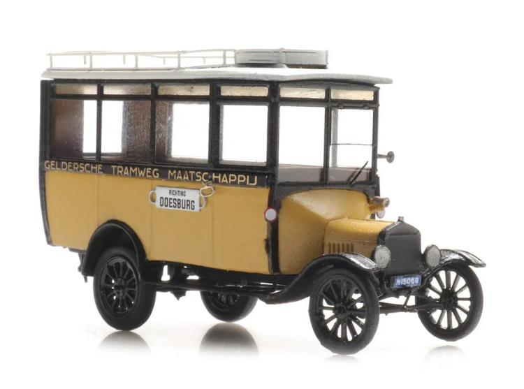 BUS FORD MODEL TT GTW JAUNE ET NOIR