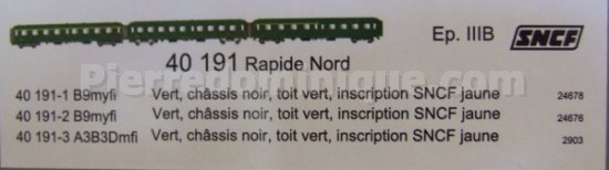 *SOLDES* - RAME RAPIDE NORD