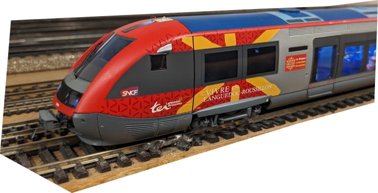 AUTORAIL X 73500 LANGUEDOC ROUSSILLON SNCF - DIGITAL SOUND - AVEC ECLAIRAGE