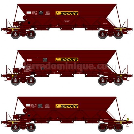 *PROMOS* - COFFRET 3 WAGONS TREMIE EX T1 Ep.IV “SIMOTRA” (FEUX FIN DE CONVOI)