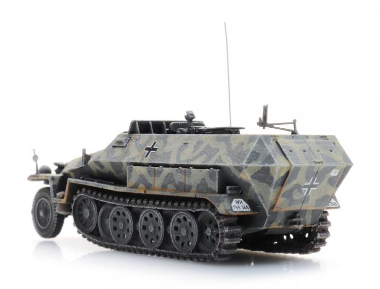 HALTRACK VEHICULE DE TRANSPORT DE TROUPE Sd.Kfz 251/9 AVEC CANON KwK 37 L24 STUMMEL (MEGOT) CAMOUFLAGE GRIS