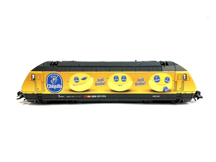 *PROMOS* - LOCOMOTIVE ELECTRIQUE RE 460 CHIQUITA SBB - DIGITAL SOUND MFX