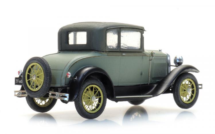 FORD MODEL A COUPE GRIS VERT