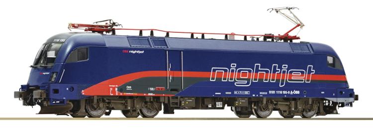 LOCOMOTIVE ELECTRIQUE 1116 195-9 NIGHTJET OBB