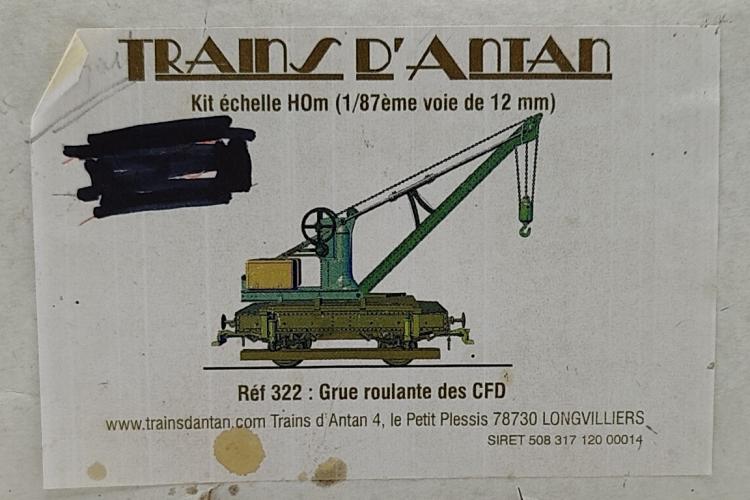 GRUE ROULANTE DES CFD - KIT A MONTER