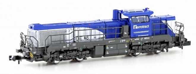 LOCOMOTIVE DIESEL VOSSLOH DE18 FERROTRACT - A RESERVER