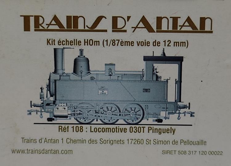 LOCOMOTIVE 030T PINGUELY - KIT A MONTER