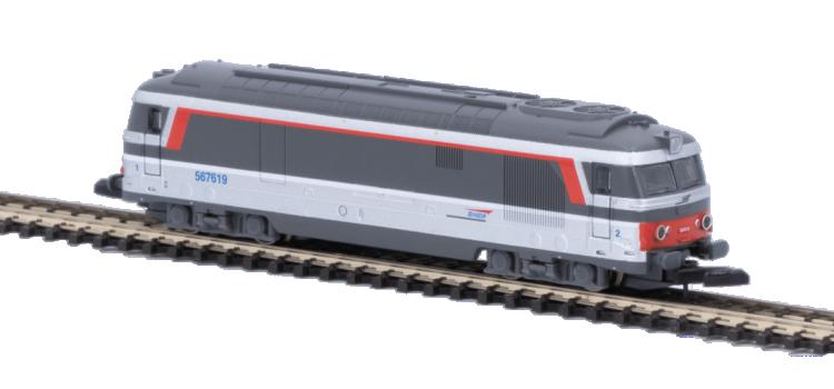 LOCOMOTIVE DIESEL BB 67619 MULTISERVICES SNCF - ANALOGIQUE - AZAR MODELS