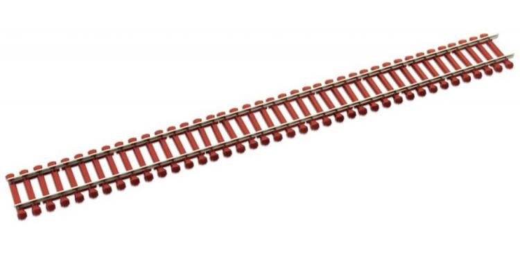 SET DE 25 RAILS FLEXIBLES TRAVERSES METAL 914MM CODE 75