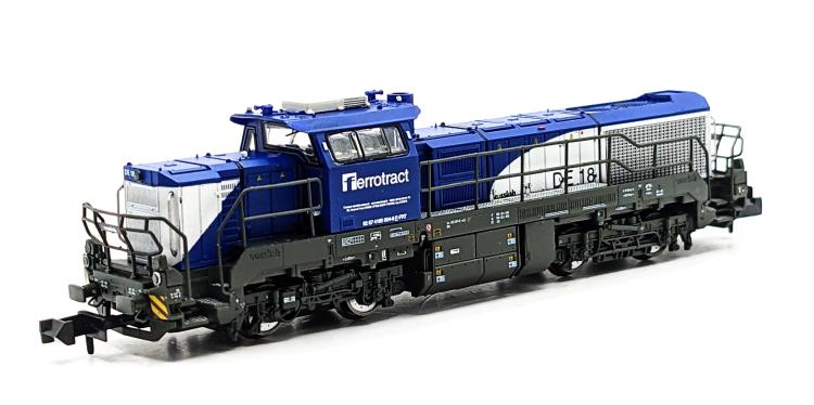 LOCOMOTIVE DIESEL VOSSLOH DE18 FERROTRACT EXCLUSIVITE HOBBY66 - DIGITAL SOUND