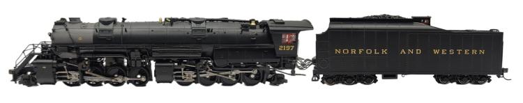 LOCOMOTIVE A VAPEUR N&W Y6b 2882/2197 - DCC SOUND