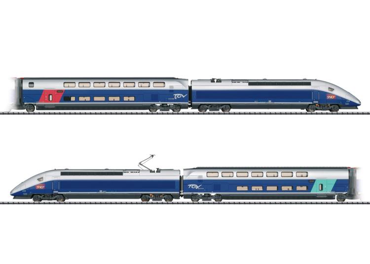 RAME COMPLETE TGV EURODUPLEX SNCF DE 10 ELEMENTS - DIGITAL SOUND MFX